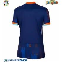 Maglie da calcio Olanda Seconda Maglia Femminile Europei 2024 Manica Corta